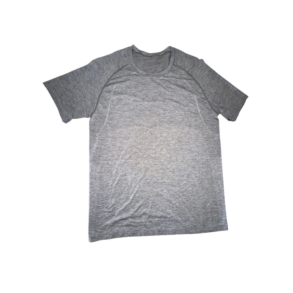 Lululemon Live In Practice Shirt Mens Large Gray Athletic Training Gym Running